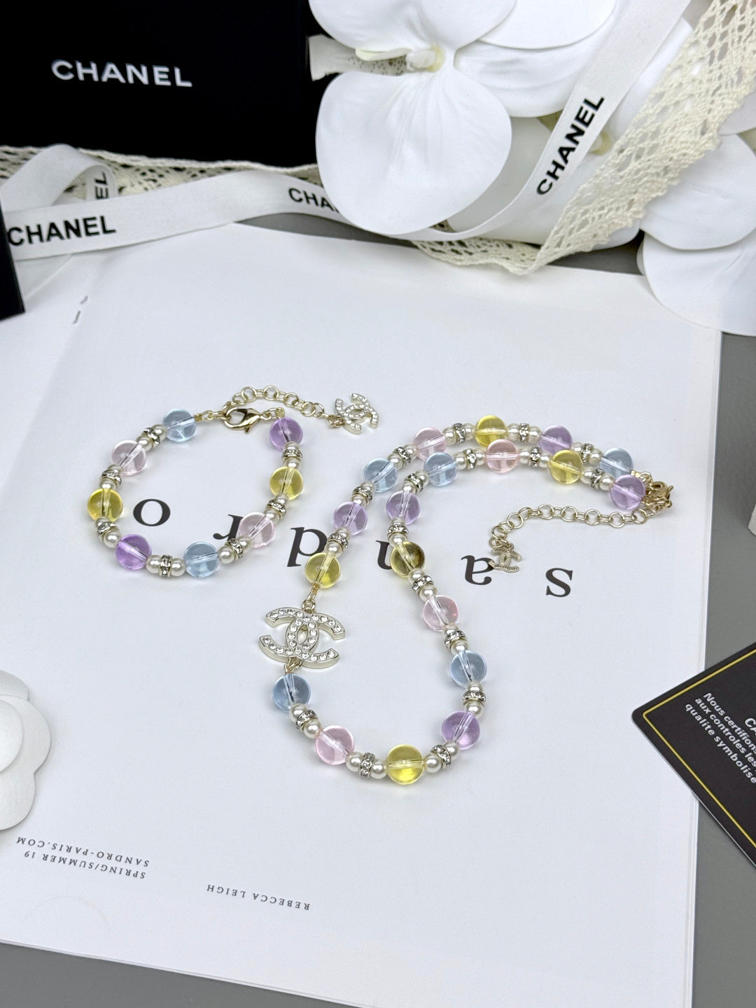 [Marin]Bracelet en résine transparente colorée