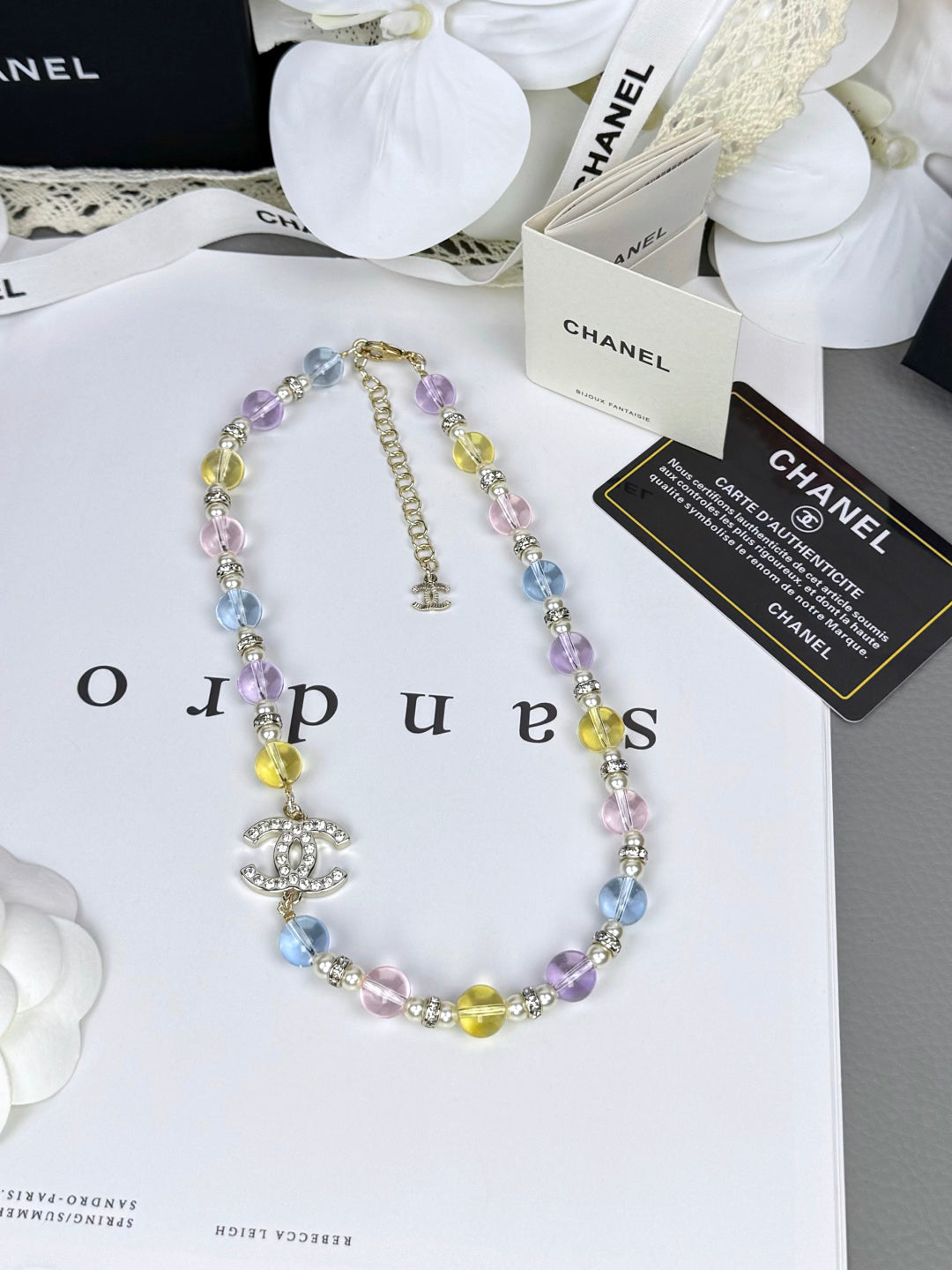 [Marin]26C New Spring Collection Colorful Transparent Resin Necklace