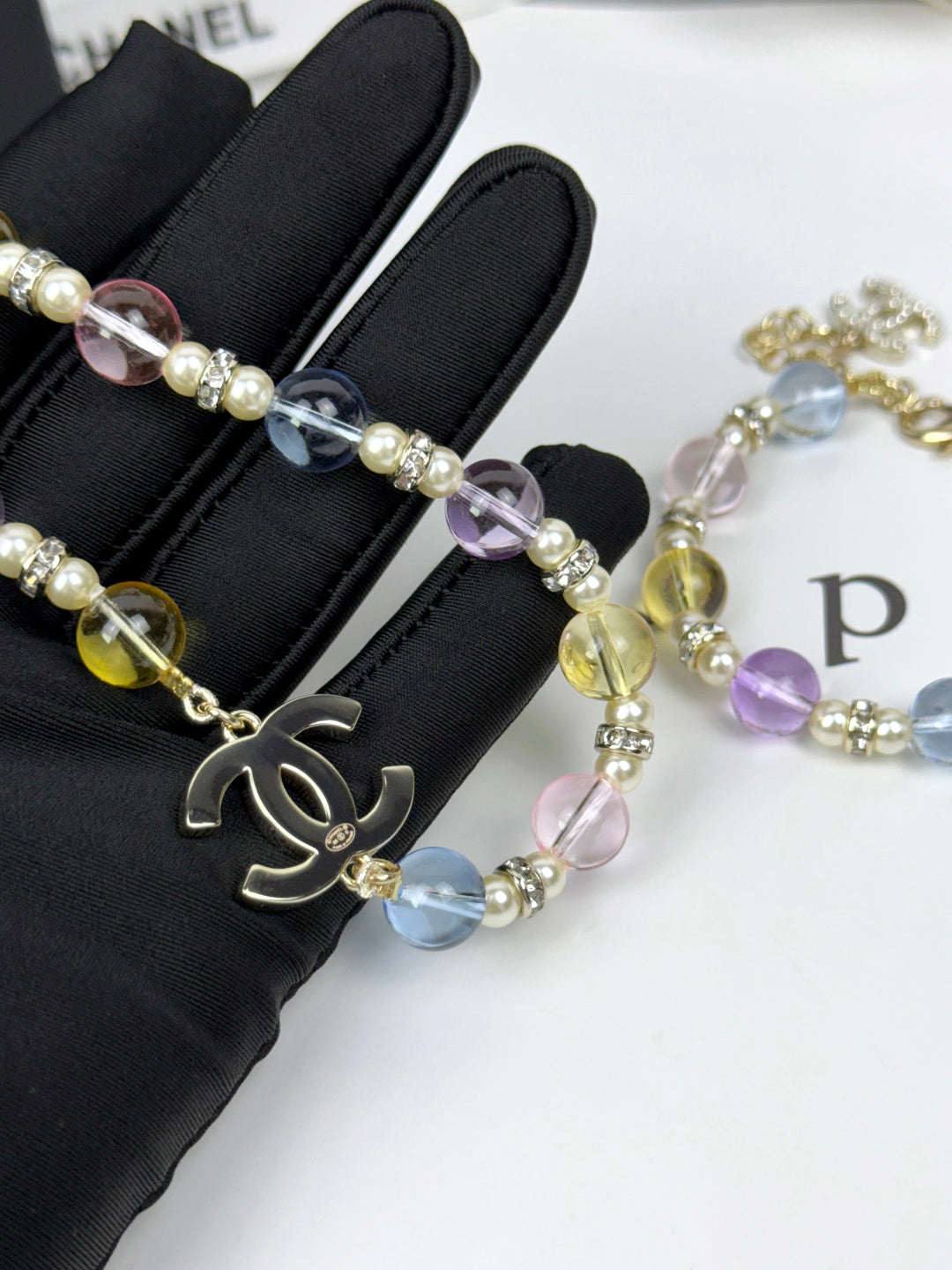 [Marin]26C New Spring Collection Colorful Transparent Resin Necklace