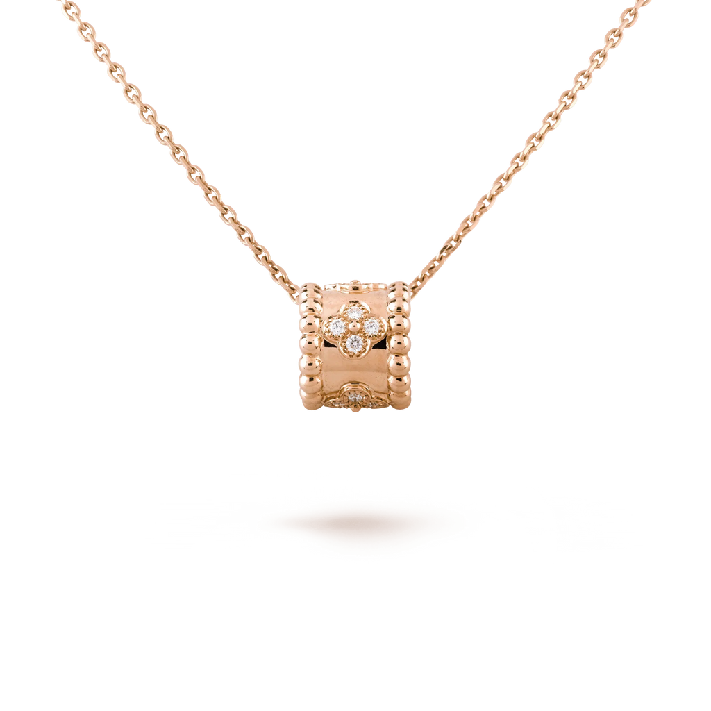 [Marin]COLLIER PENDENTIF PERLÉE OR / OR ROSE