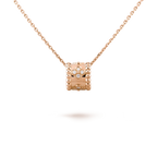 [Marin]COLLIER PENDENTIF PERLÉE OR / OR ROSE