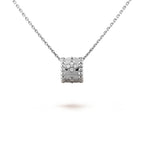 [Marin]PERLEE PEDANT SIVLER DIAMOND NECKLACE