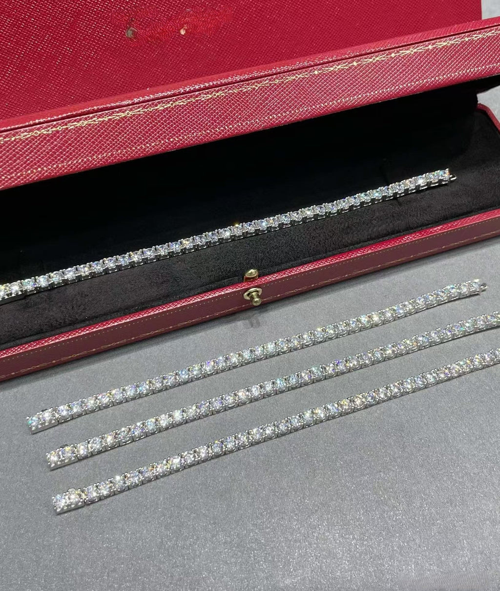 [Marin jewelrys]TENNIS BRACELET WITH FULL DIAMOND SETTING