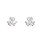 [Marin]CLOVER COMOS DIAMOND EARRINGS SILVER