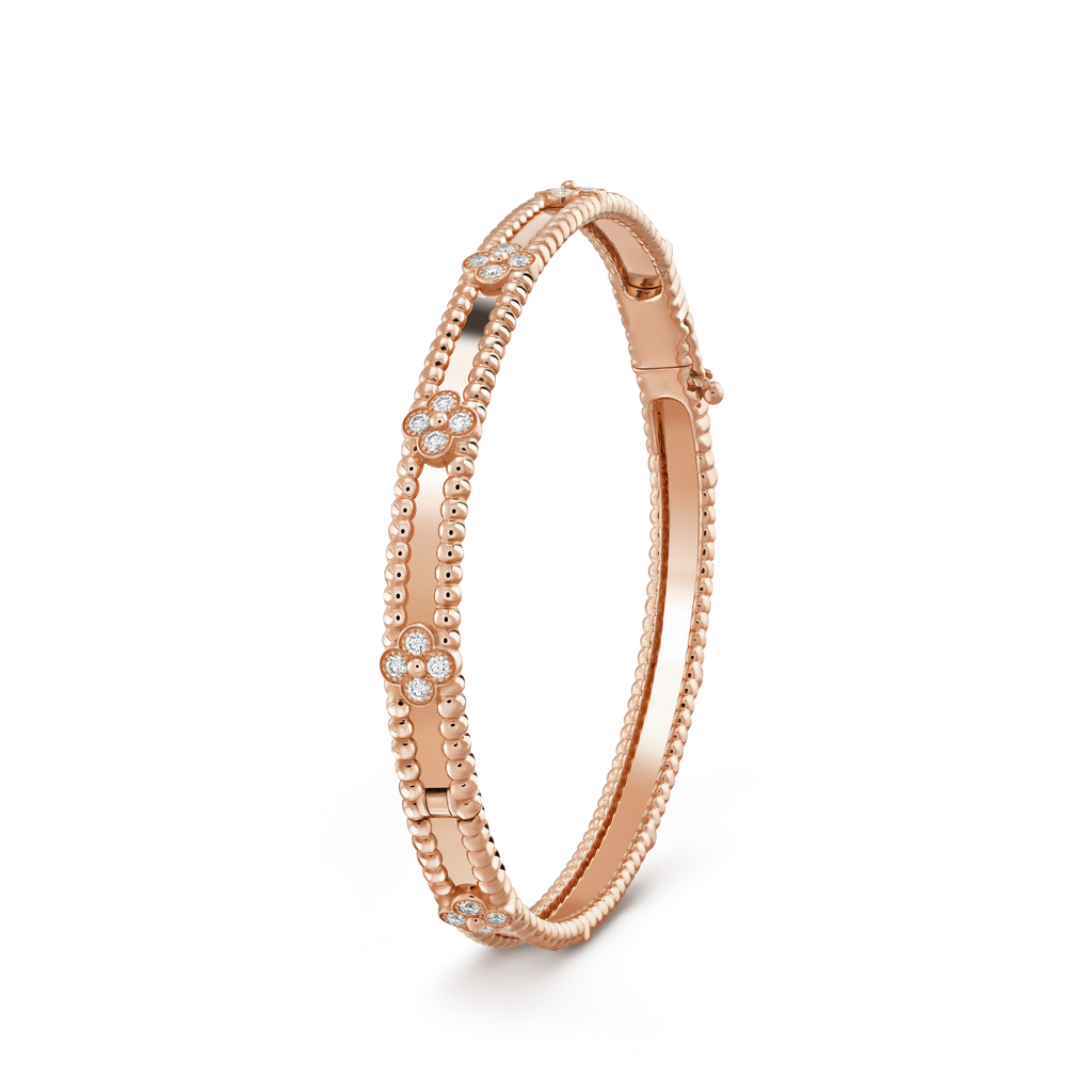 [Marin]CLOVER BRACELET 4MM DIAMONDS