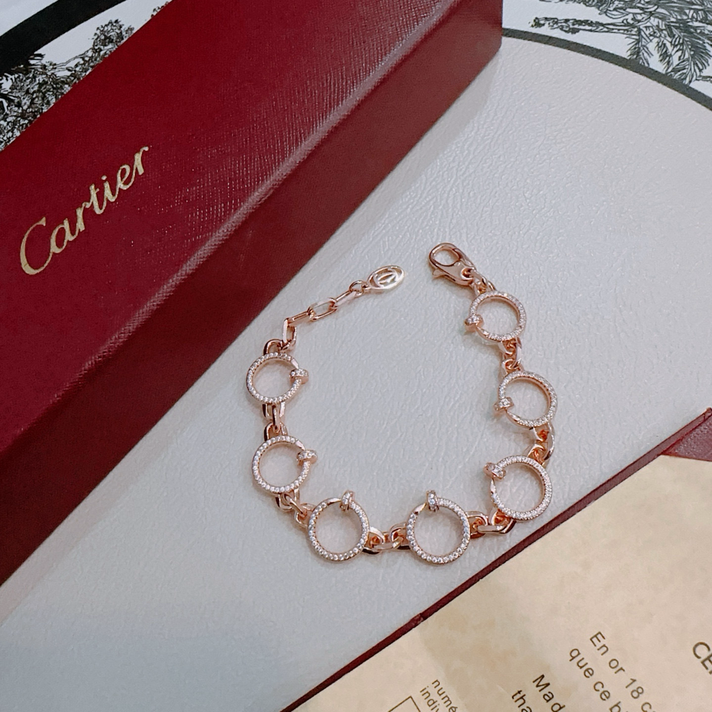 [Marin Jewelry] BRACELET LOVE&JUSTE DIAMANTS