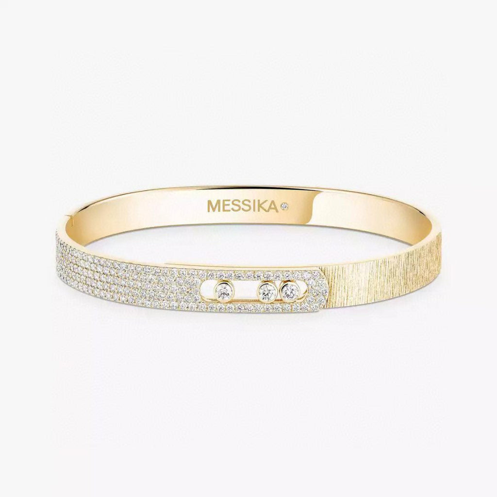 [?Marin]2026 BRAND-NEW FROSTED BRACELET WITH DIAMONDS THREE COLORS