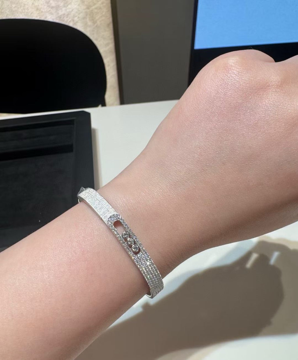 [?Marin]2026 BRAND-NEW FROSTED BRACELET WITH DIAMONDS THREE COLORS