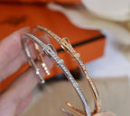 [?Marin]DIAMOND-ENCRUSTED BRACELET THREE COLORS