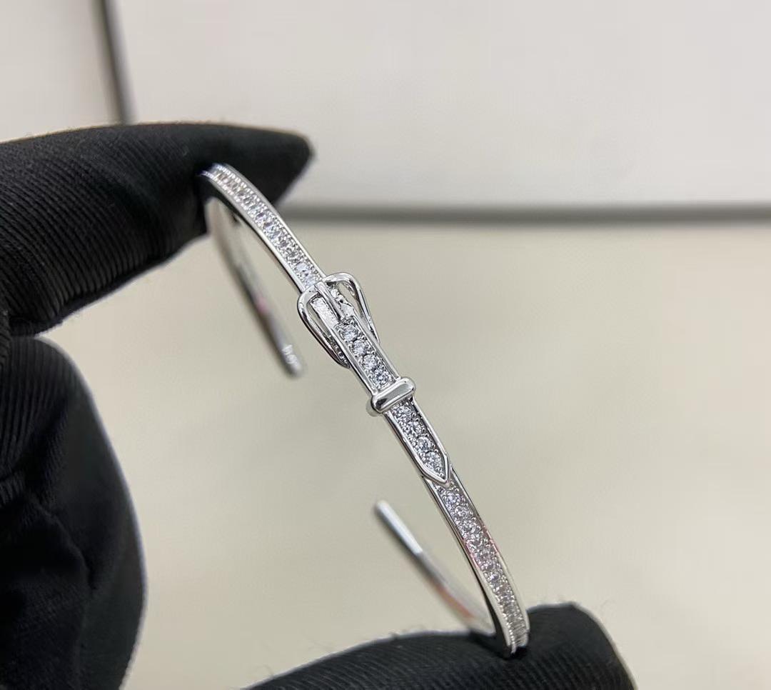 [?Marin]DIAMOND-ENCRUSTED BRACELET THREE COLORS