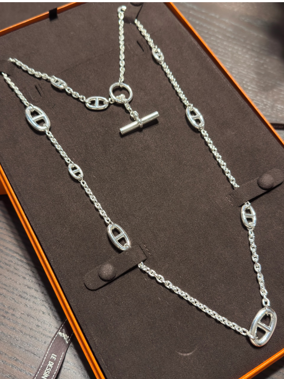 [Marin]Classic Silver Sweater Chain