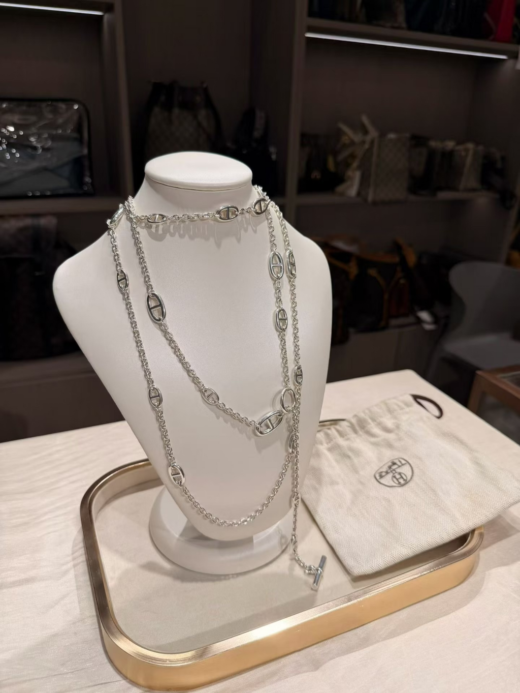 [Marin]Classic Silver Sweater Chain