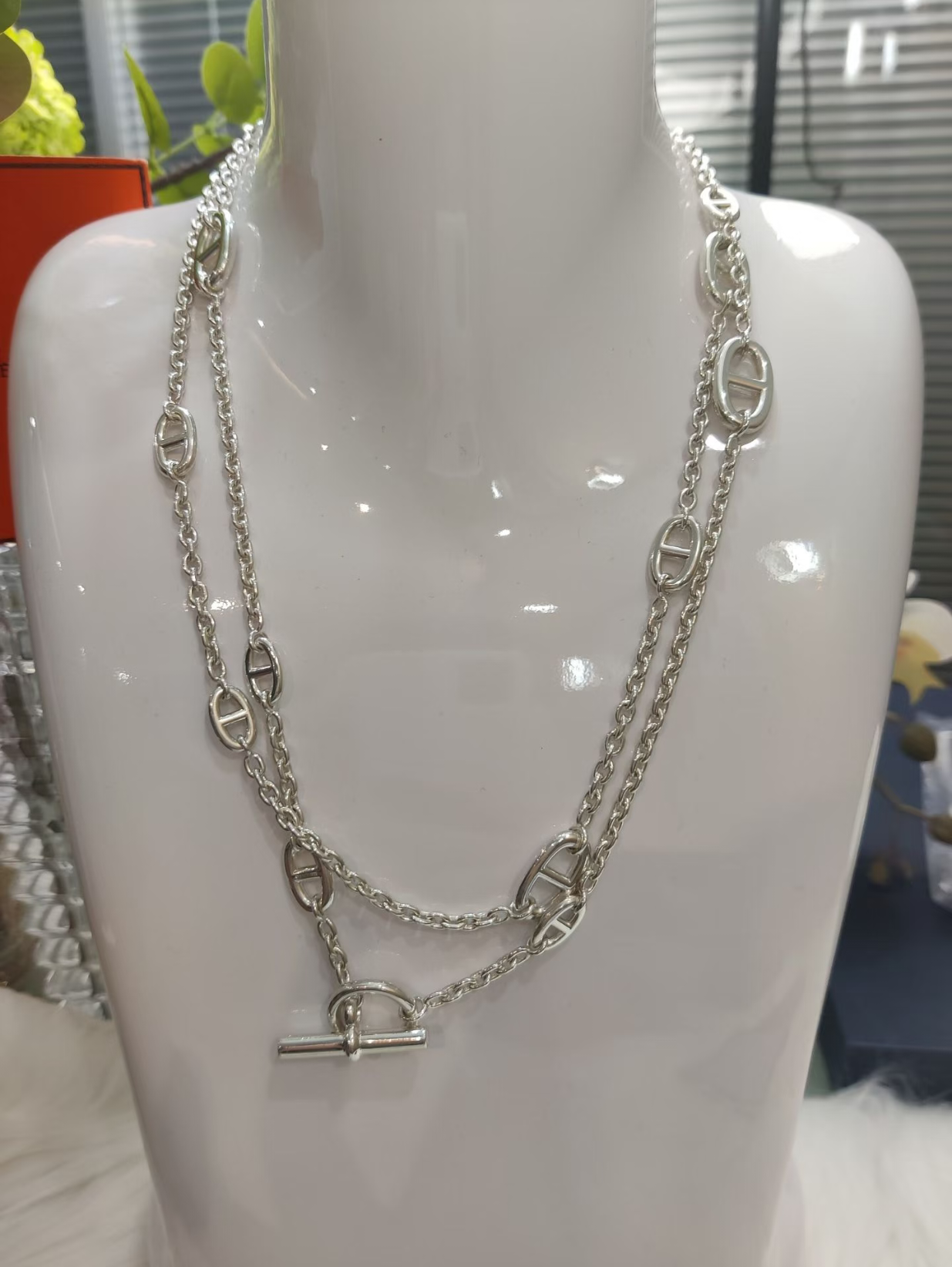 [Marin]Classic Silver Sweater Chain