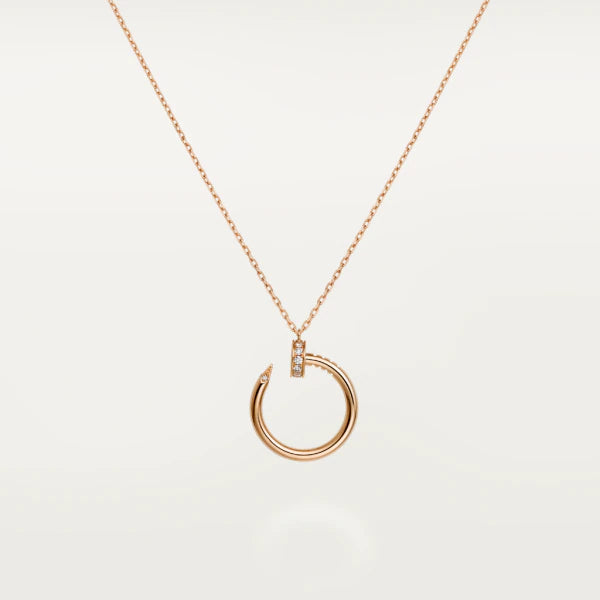 [Marin]JUSTE NECKLACE PINK GOLD