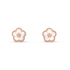 [Marin]LUCKY PINK GOLD WHITE MOP EARRINGS