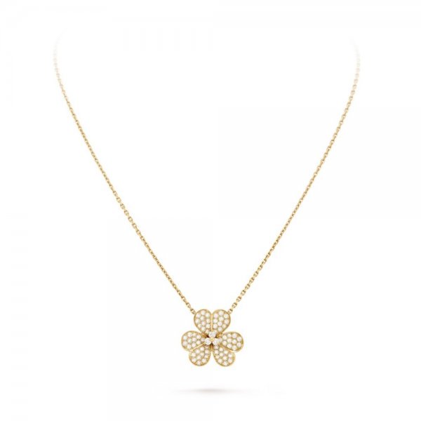 [Marin]FLOWER DIAMOND NECKLACE