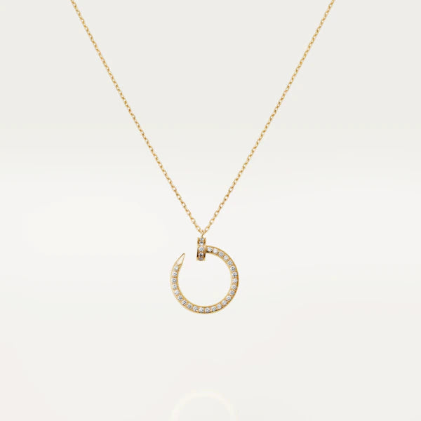 [Marin]JUSTE NECKLACE GOLD DIAMONDS