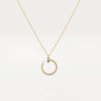 [Marin]JUSTE NECKLACE GOLD DIAMONDS