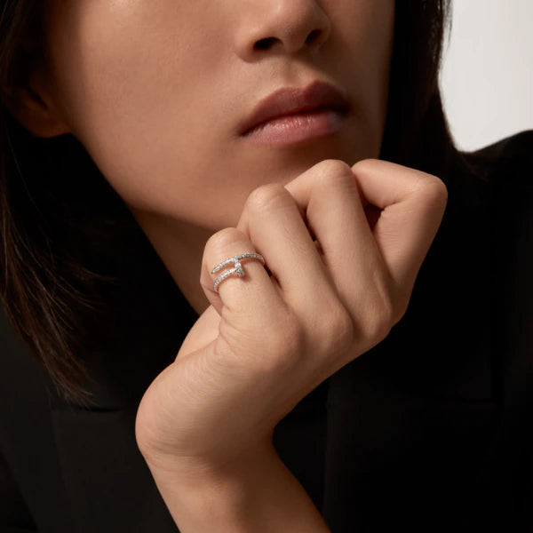 [Marin]JUSTE RING 1.8MM SILVER DIAMONDS