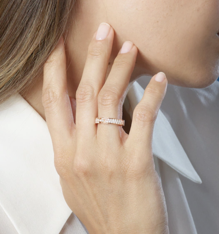 [Marin]ALLIANCE LIENS VIDENCE PAVED DIAMOND 4MM RING