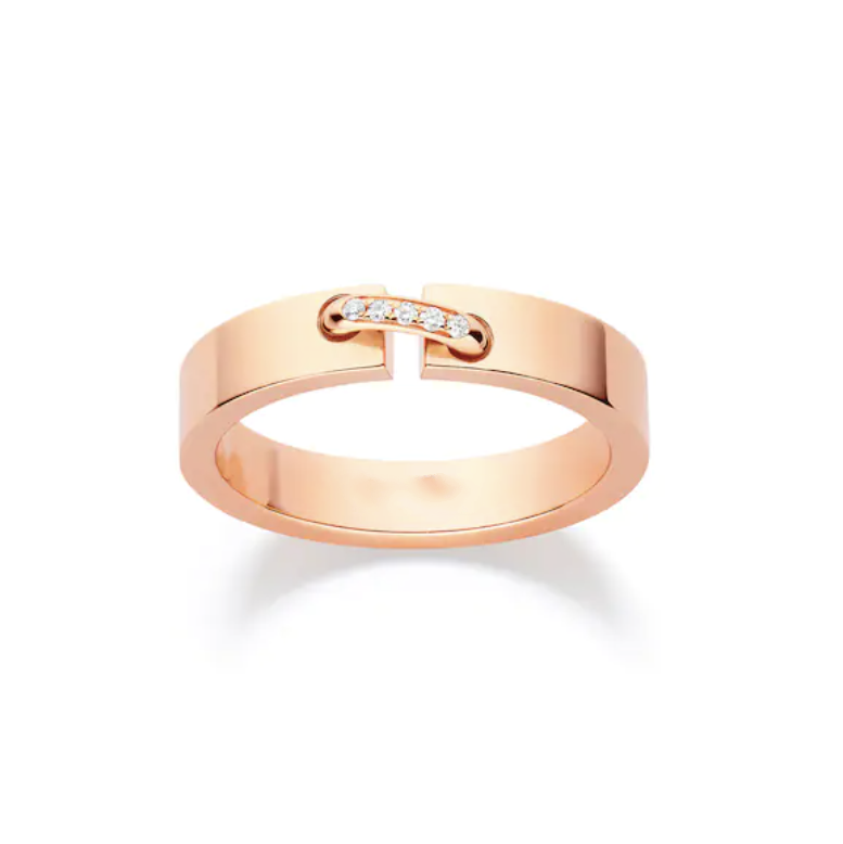 [Marin]ALLIANCE LIENS VIDENCE DIAMOND 4MM RING