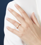 [Marin]ALLIANCE LIENS VIDENCE DIAMOND 4MM RING