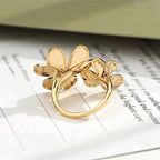 [Marin]CLOVER COMOS GOLD DIAMOND RING
