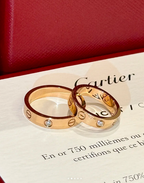 [Marin]LOVE RING 4MM 1 DIAMOND