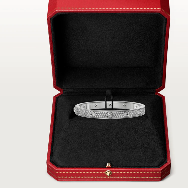 [Marin]LOVE BRACELET 6.1MM DIAMOND-PAVED 10 BIG DIAMONDS