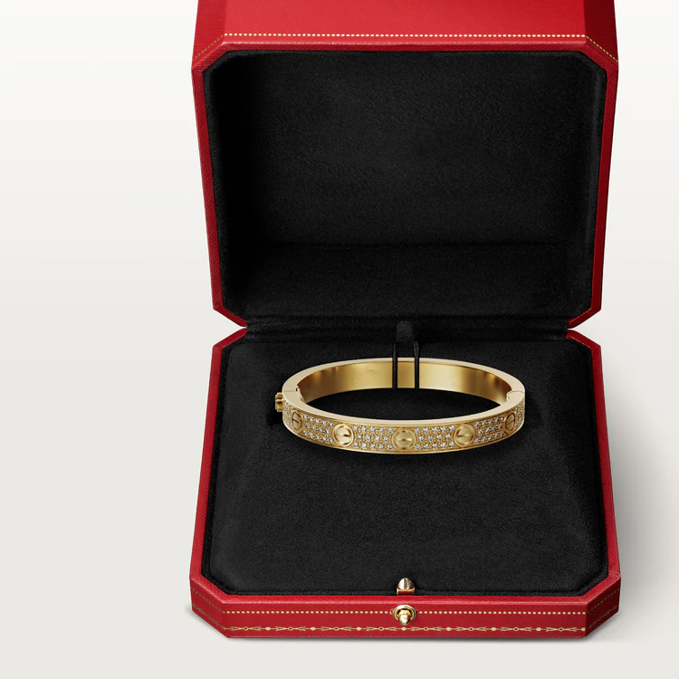 [Marin]BRACELET LOVE SERTI DIAMANTS 6,1 MM