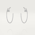 [Marin]JUSTE EARRINGS FULL DIAMONDS 1.8MM