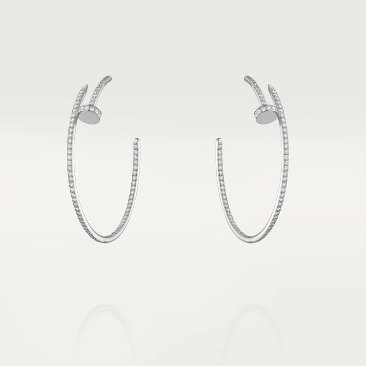 [Marin]JUSTE EARRINGS FULL DIAMONDS 1.8MM