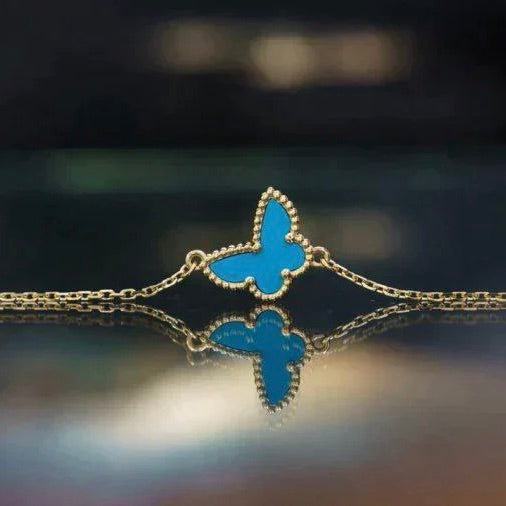 [Marin]BUTTERFLY TURQUOISE BUTTERFLY BRACELET