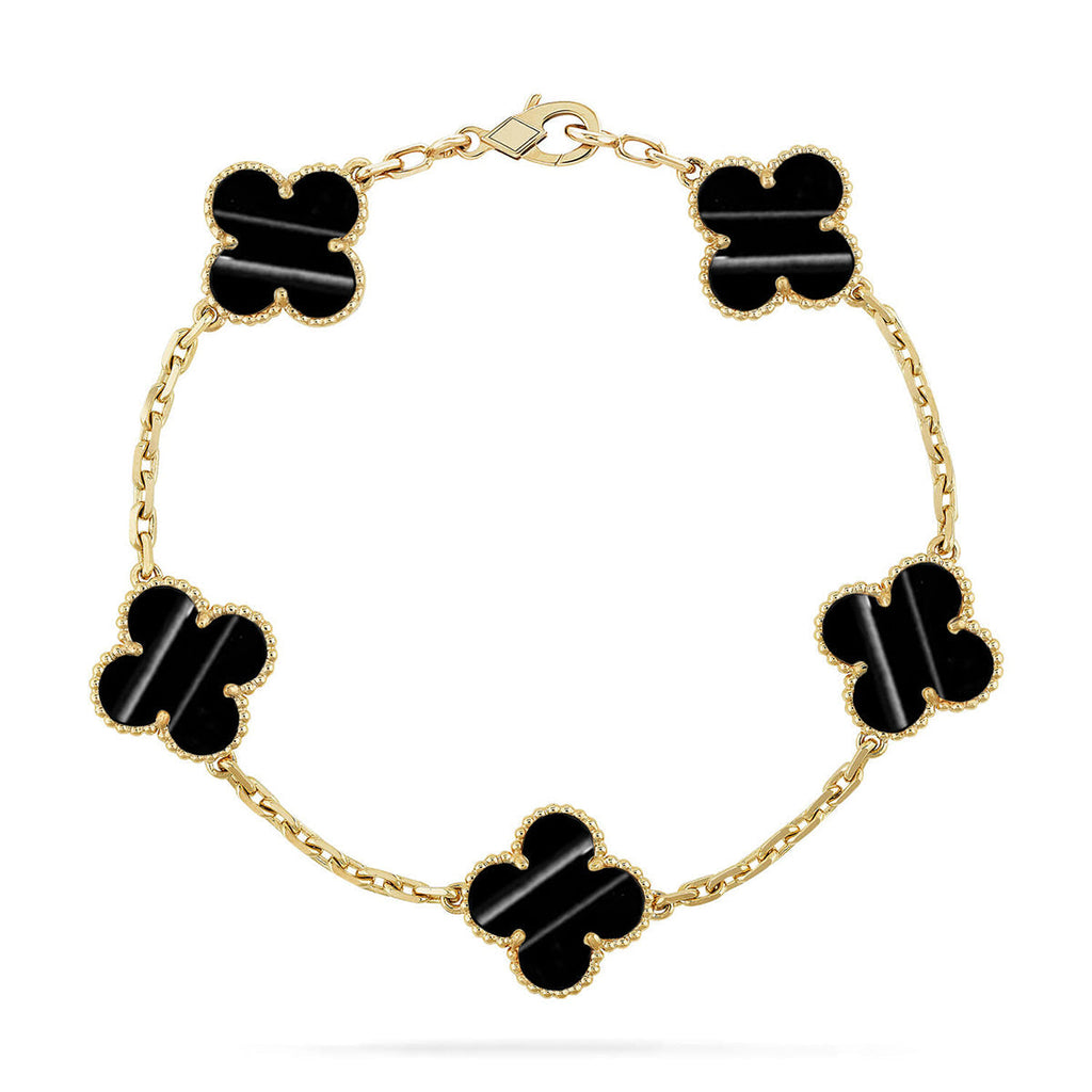 [⭐Shinejoy] CLOVER 5 MOTIF PULSAR STONE BRACELET COLLECTION