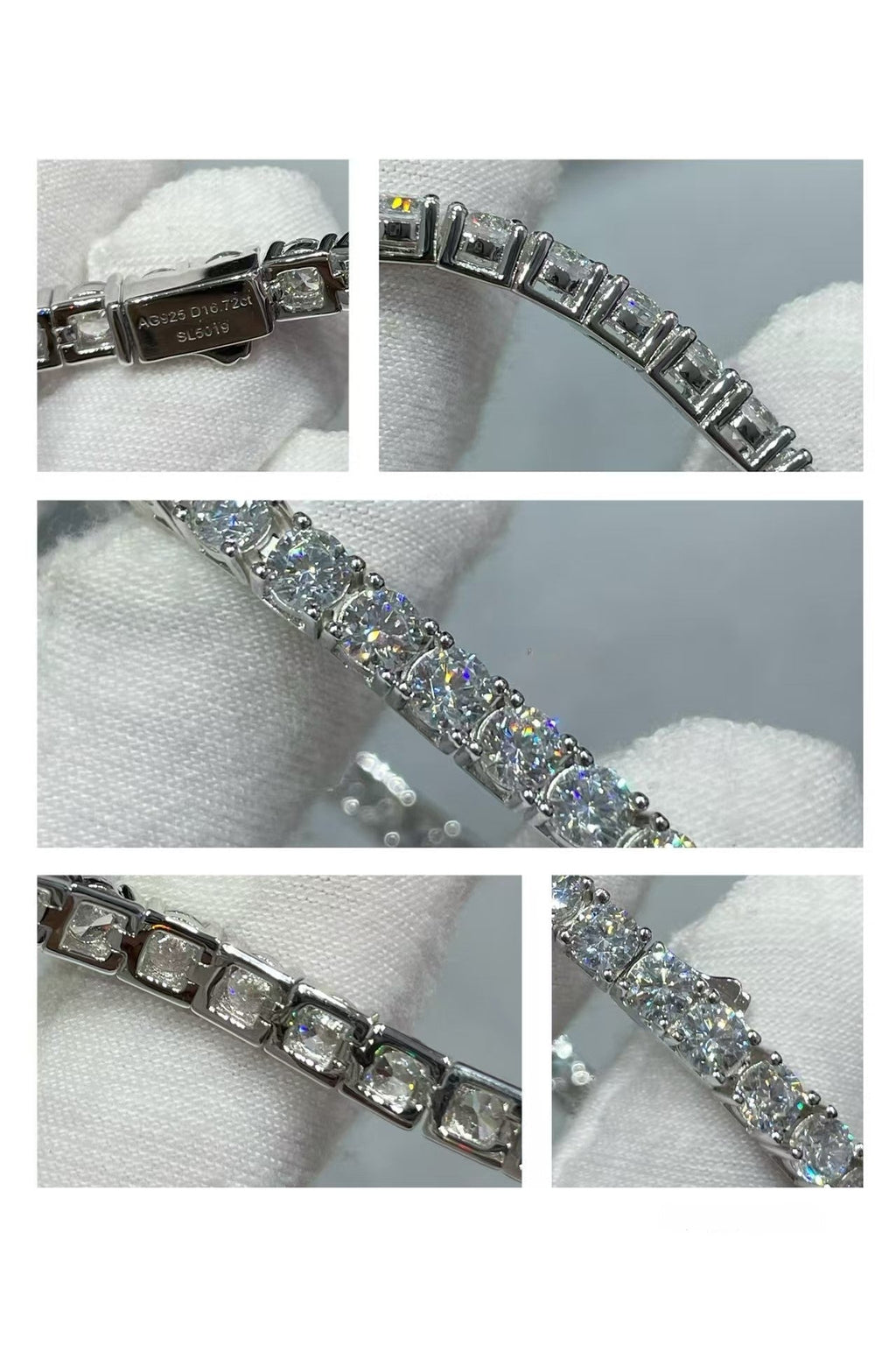 [Marin jewelrys]TENNIS BRACELET WITH FULL DIAMOND SETTING
