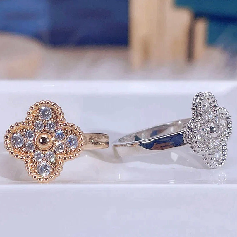 [Marin]CLOVER DIAMOND RING
