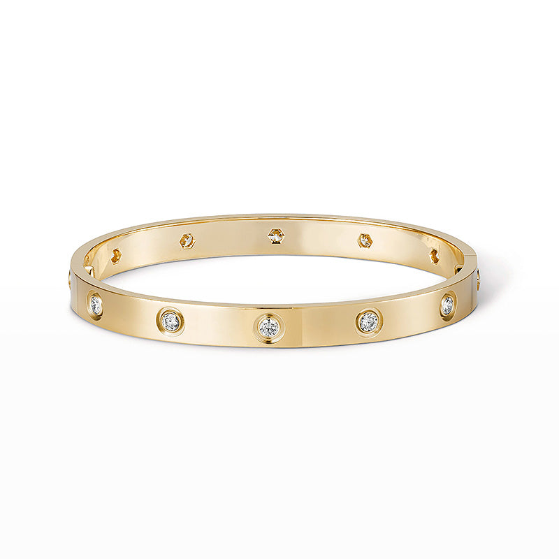 [Marin]LOVE BRACELET 6.1MM 10 DIAMONDS