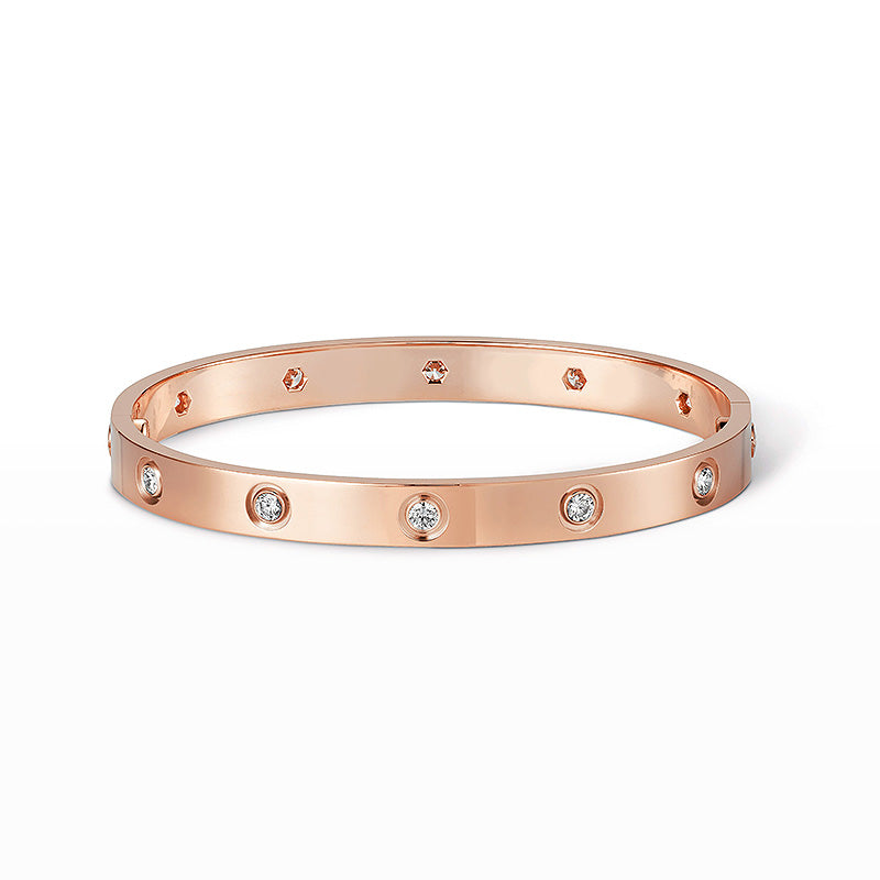 [Marin]LOVE BRACELET 6.1MM 10 DIAMONDS