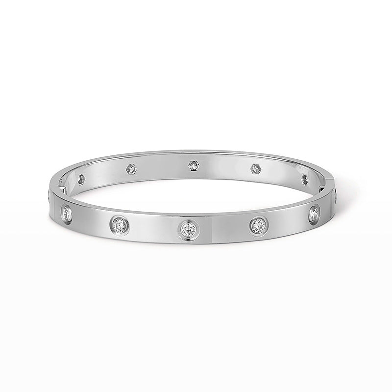 [Marin]LOVE BRACELET 6.1MM 10 DIAMONDS