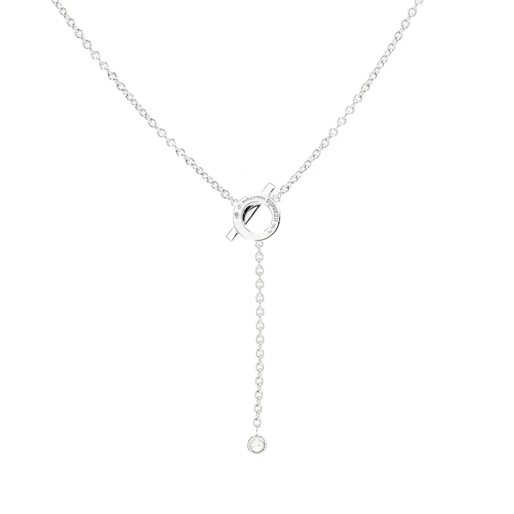 [Marin]FINESSE SILVER DIAMOND NECKLACE