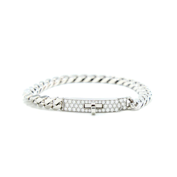 [Marin]KELLY CHAIN SILVER DIAMOND BRACELET