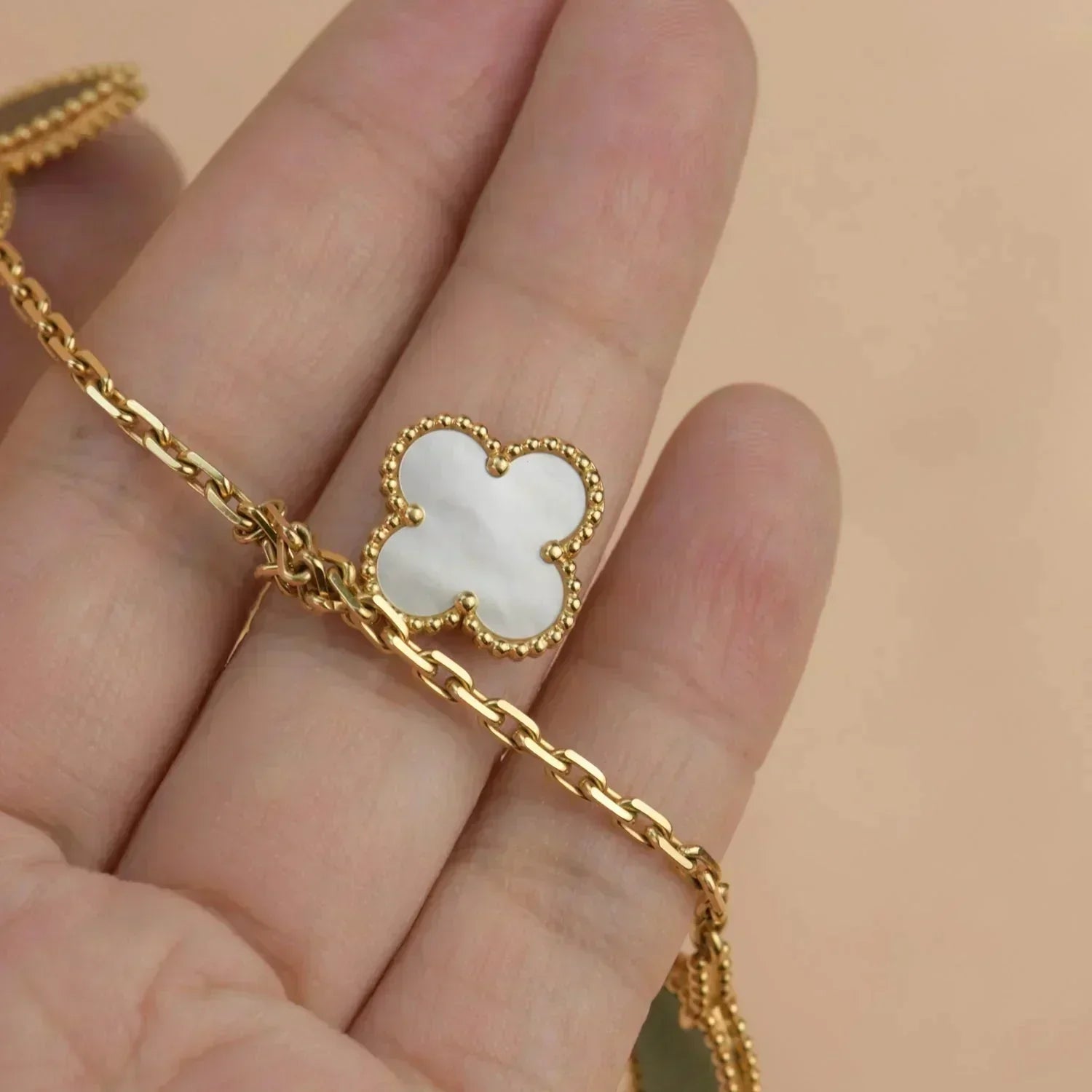 [Marin]LUCKY SPRING 5 MOTIF GOLD BRACELET
