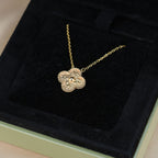 [Marin]CLOVER 15MM  BRONZING NECKLACE