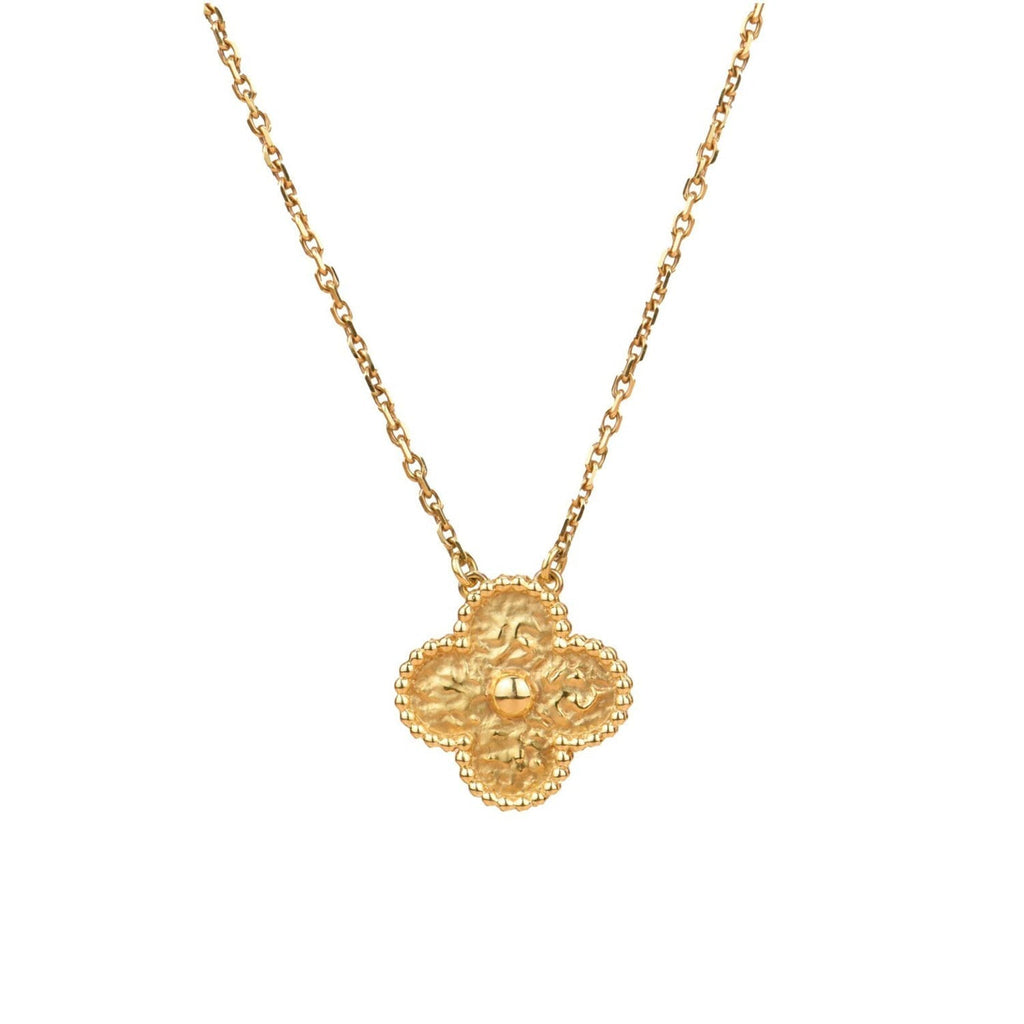 [Marin]CLOVER 15MM  BRONZING NECKLACE