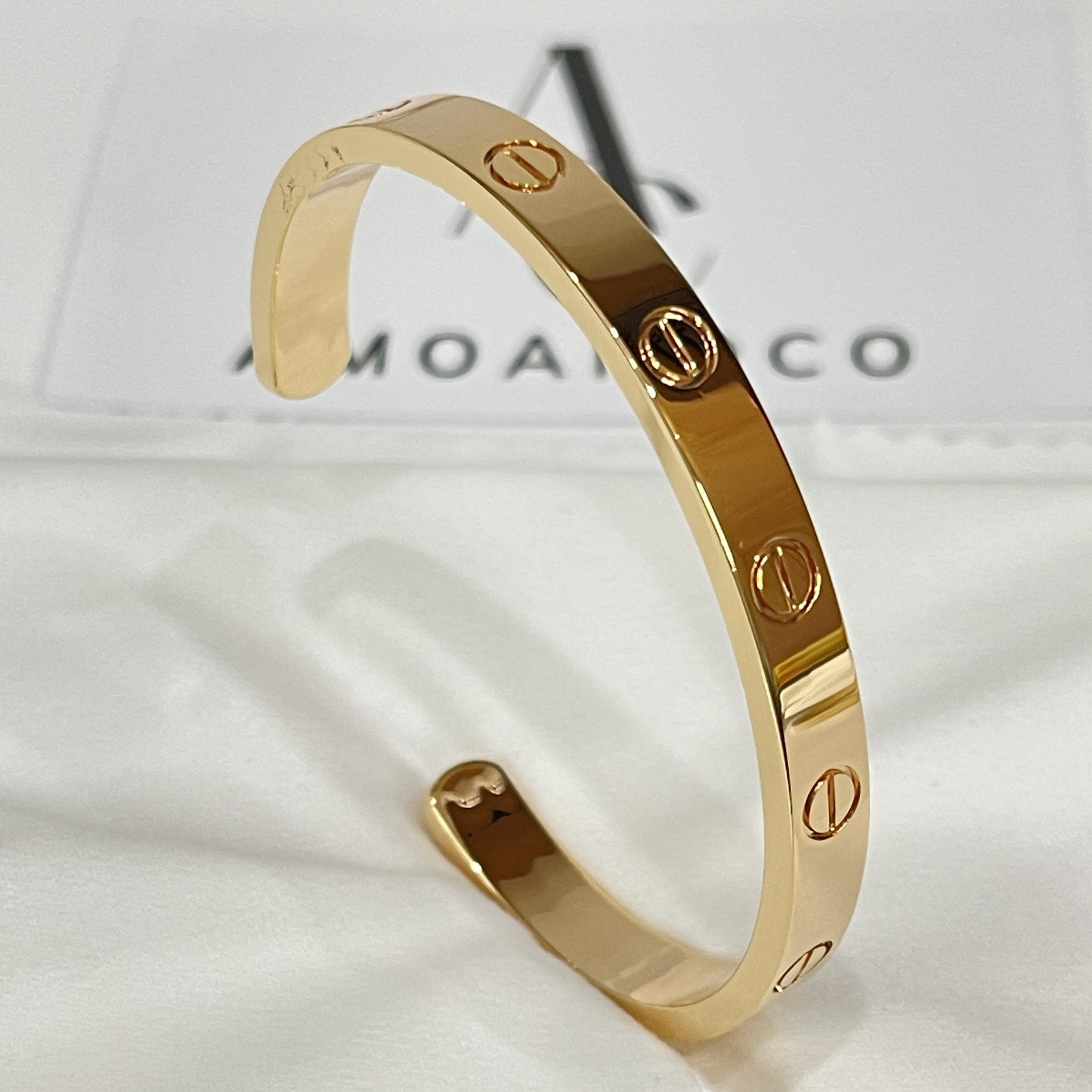 [Marin]LOVE BRACELET 6.1MM OPEN CUFF