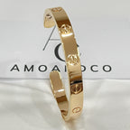 [Marin]LOVE BRACELET 6.1MM OPEN CUFF