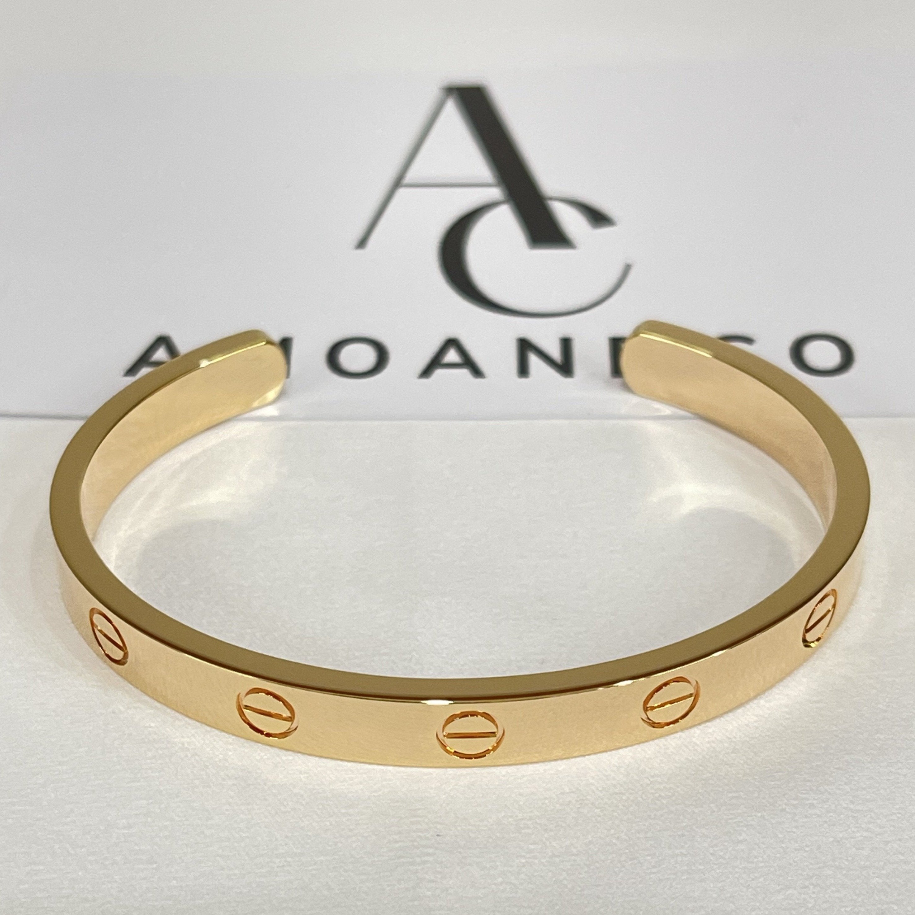 [Marin]LOVE BRACELET 6.1MM OPEN CUFF