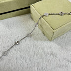 [Marin]CLOVER 6 MOTIF DIAMOND LASER BRACELET-w