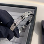 [Marin]BRACELET LOVE CÉRAMIQUE PAVÉE DE DIAMANTS 6,1 MM