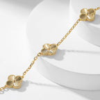 [Marin]CLOVER 10 MOTIFS LASER NECKLACE